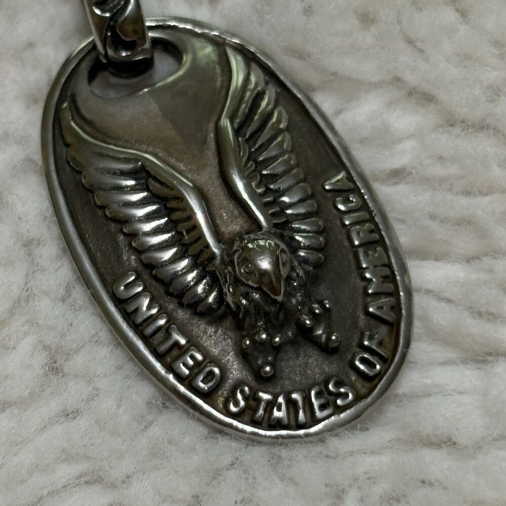 SAAD Silver Pendant .925 Necklace Japan Brand Goros Style Western Americana